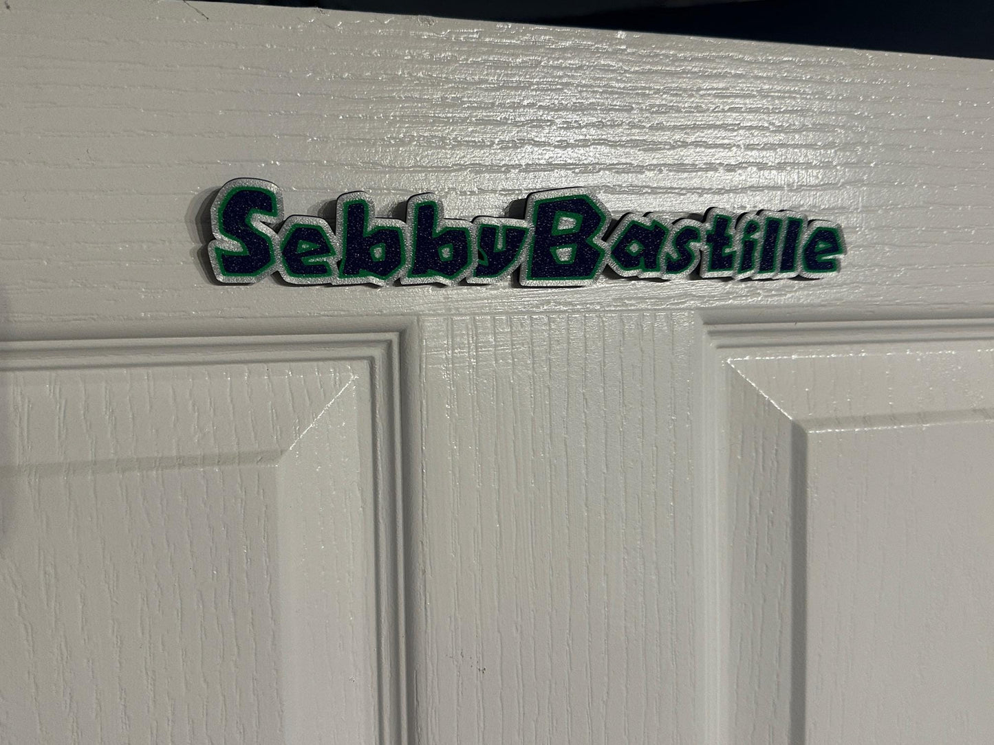 Personalised Door Plaque – Custom 3D Printed Name Sign