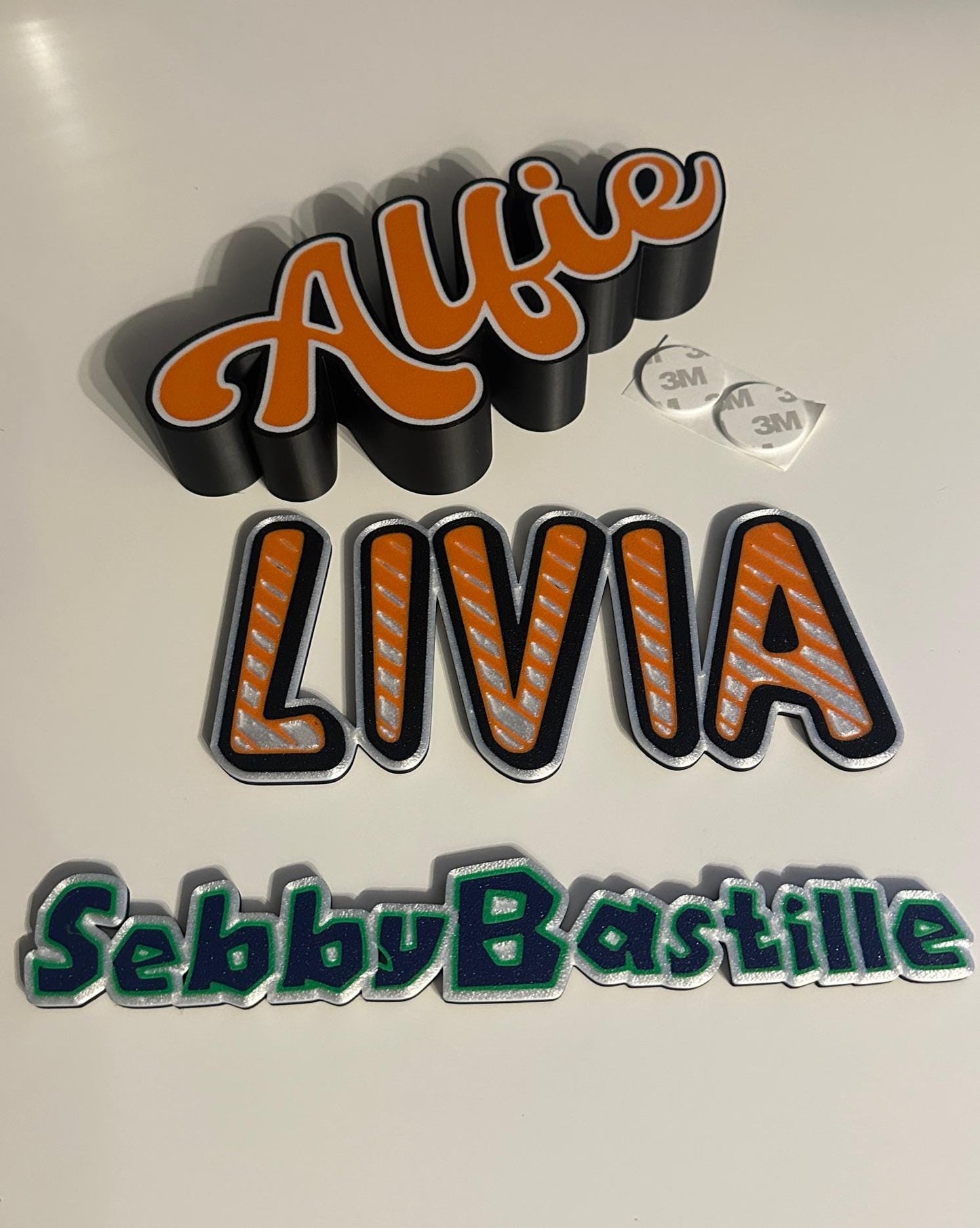 Personalised Door Plaque – Custom 3D Printed Name Sign
