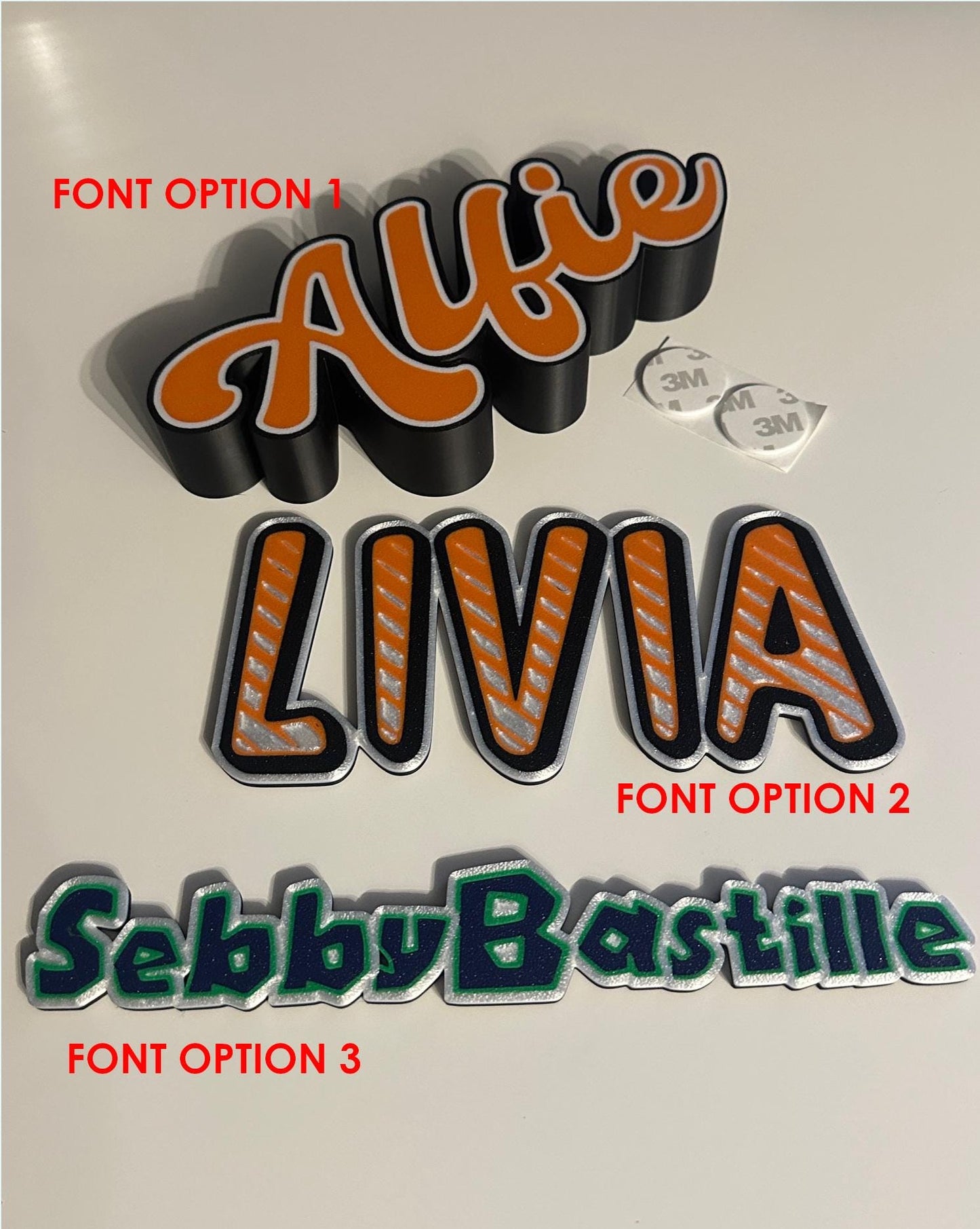 Personalised Door Plaque – Custom 3D Printed Name Sign