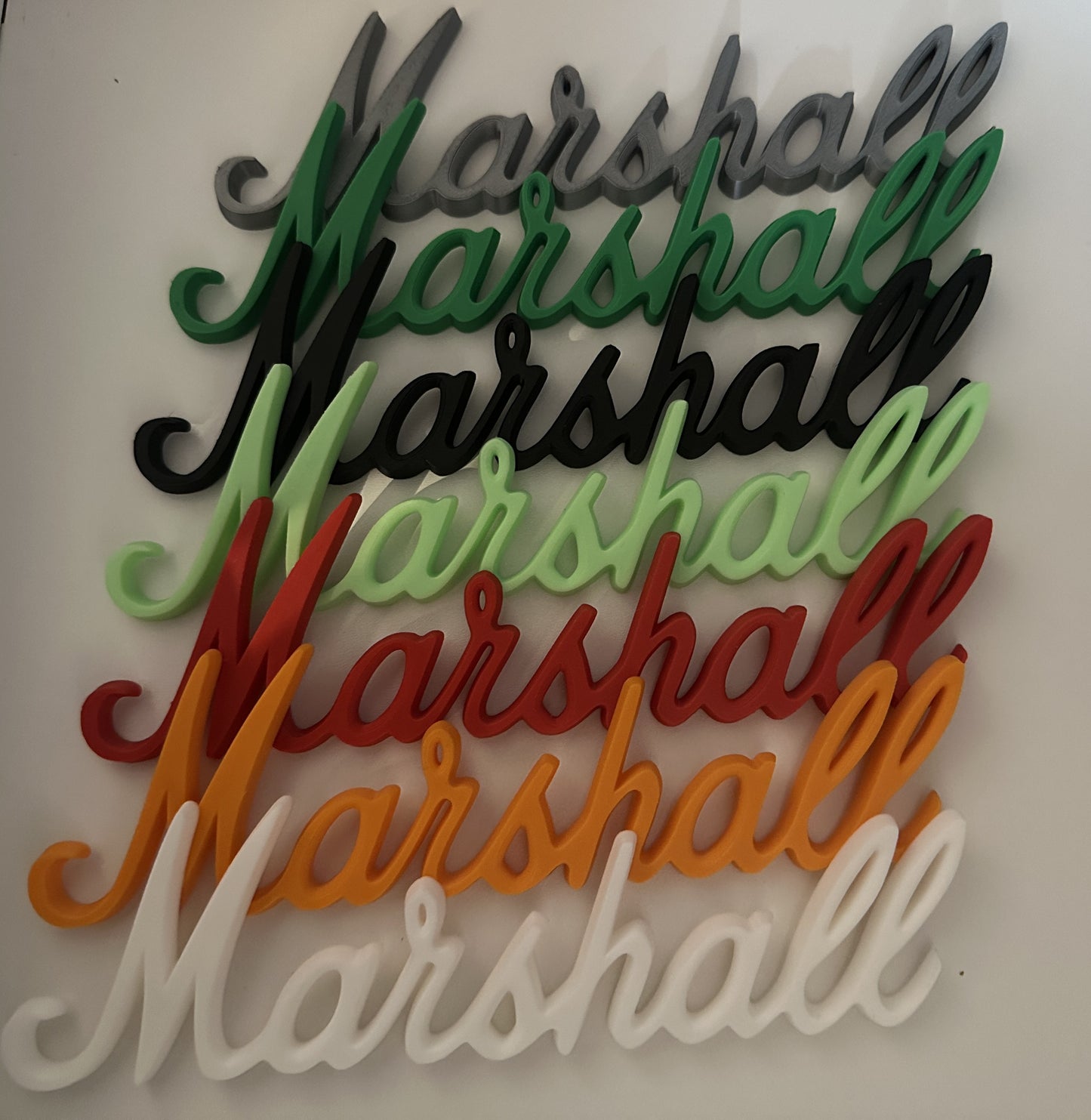Marshall Bevelled Amplifier Badge