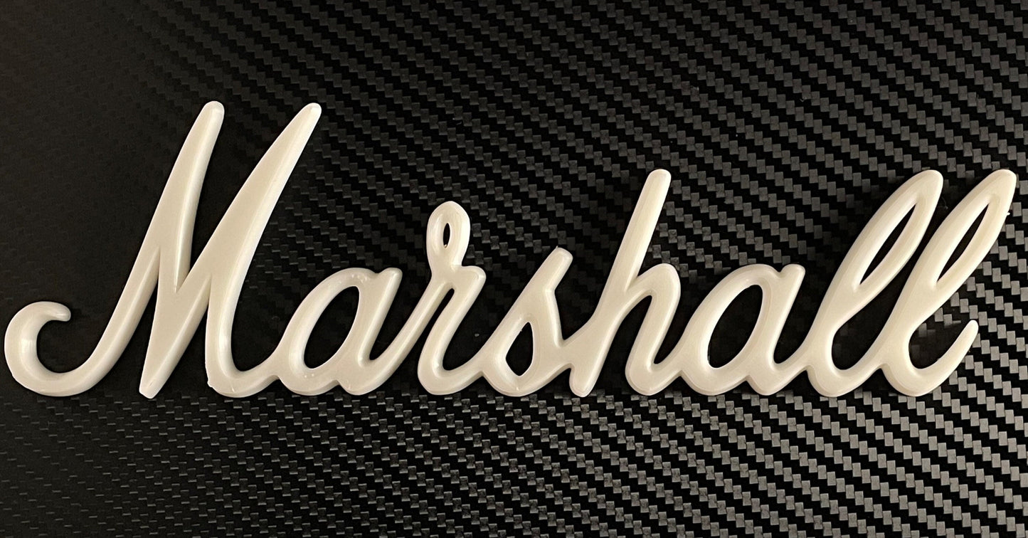 Marshall Bevelled Amplifier Badge