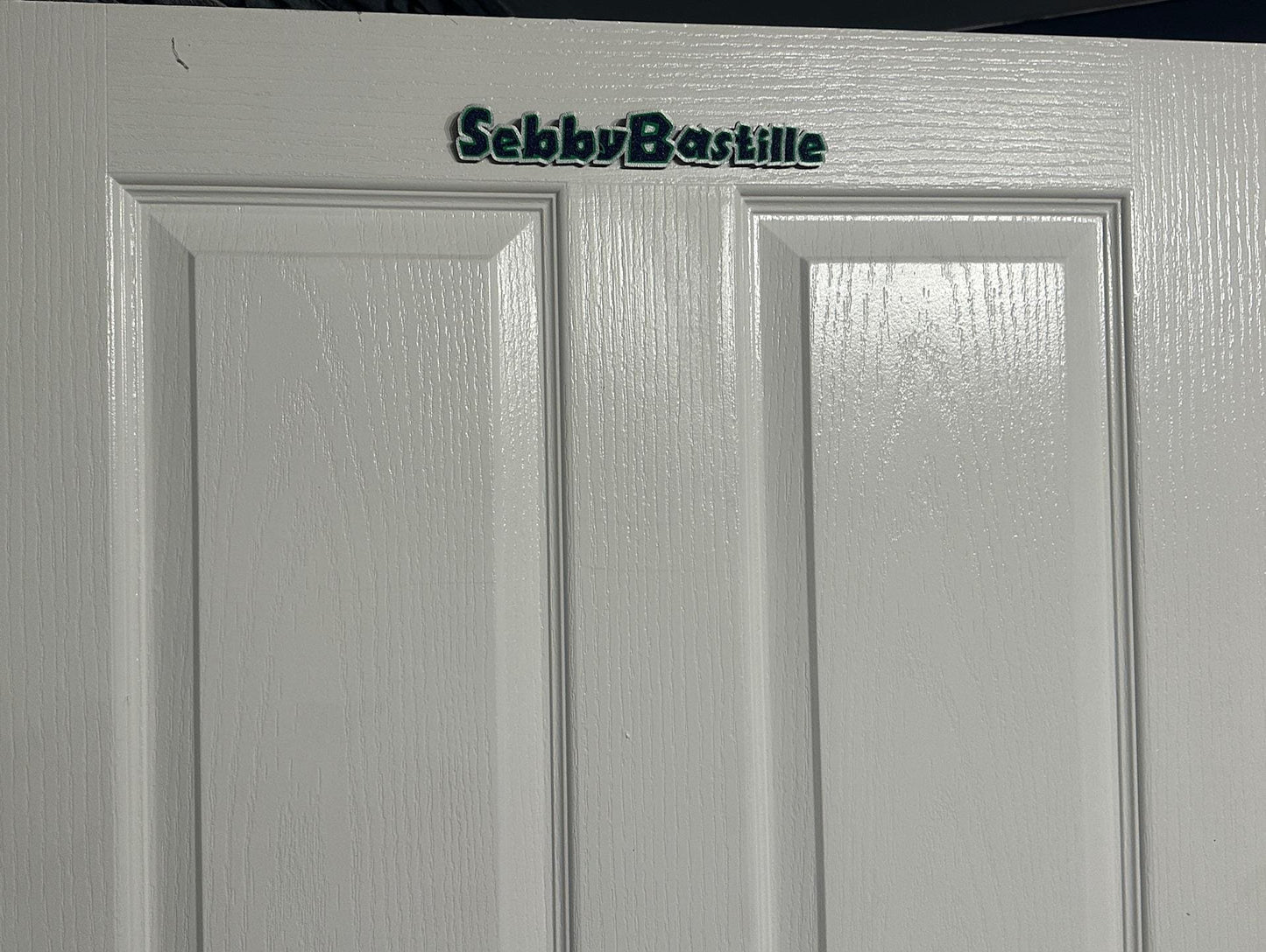 Personalised Door Plaque – Custom 3D Printed Name Sign