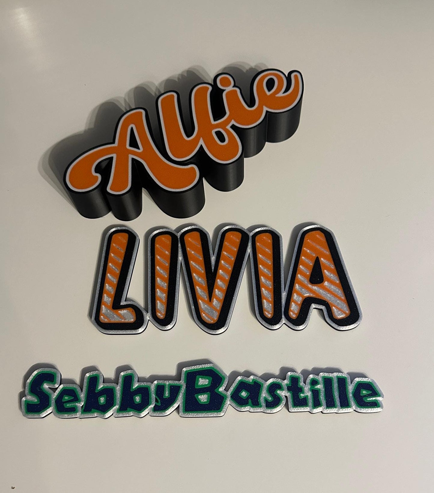 Personalised Door Plaque – Custom 3D Printed Name Sign