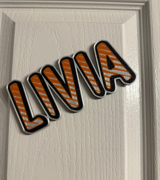 Personalised Door Plaque – Custom 3D Printed Name Sign