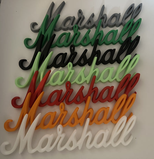 Marshall Bevelled Amplifier Badge